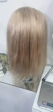 Pelucas de cabello humano Rubio para mujer, elegante peluca con malla frontal para mujer, peluca recta con corte Bob, 4x4 con cierre de encaje, pelucas de Cosplay brasileñas doradas
