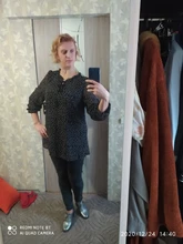 Kimono de talla grande para mujer, Blusa de gasa de lunares, ropa de manga larga, moda coreana, 2021