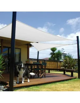 

Sun Sail Shade Garden Square 5.0x5.0 meters White