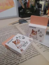 Lost a cat-mini pegatinas decorativas de papelería, conjunto de álbum diario de recortes, palo de etiqueta Kawaii, papelería