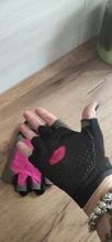 Guantes antideslizantes para ciclismo para hombre y mujer, de medio dedo, transpirables, para deportes de choque, para bicicleta