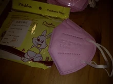 Mascarillas FFP2 reutilizables para niños, máscaras faciales con filtros de 5 capas, KN95, fp2, con elásticos para las orejas, CE