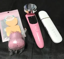 Limpiador ultrasónico de poros para el cuidado de la piel, dispositivo de masaje con vibración, eliminación de arrugas, estiramiento de ojos, 2021