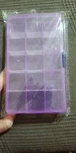 Cajas de almacenamiento de plástico con ranuras ajustables, caja organizadora transparente para herramientas, accesorios de joyería, 6/815 Uds.