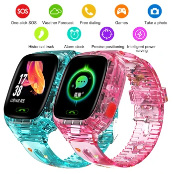 

Smart Watch Kids Tracker IP67 Deep Waterproof Clock Baby Watch WiFi GPRS LBS Positioning Tracker SOS Call Camera Children Watch