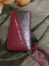 Cartera de almazuela de lentejuelas con purpurina para mujer, Cartera de monedero de cuero de PU larga para mujer y niña, regalos al por mayor, 2020