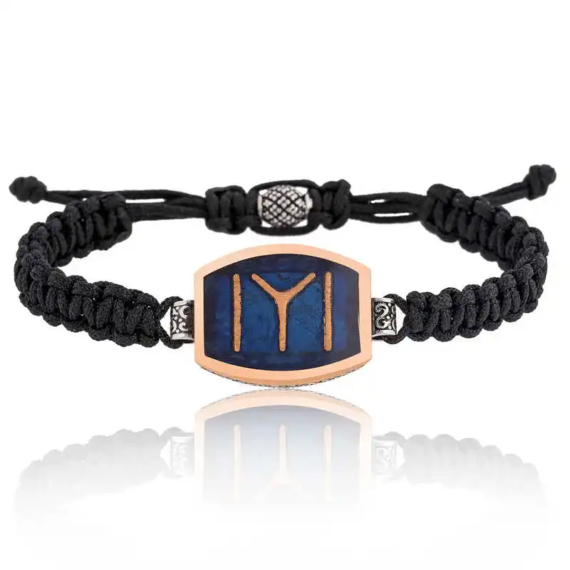 

Armagano 100% 925 Sterling Silver Kayi Length Macrame Men 'S Bracelet High Quality and Original Men 'S Wrist Straps