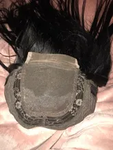 TIANTAI-Peluca de cabello humano liso para mujer, postizo de encaje con cierre de 4x4 28 pulgadas, pelo Remy brasileño con densidad de 150