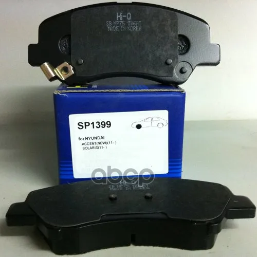 Колодки Тормозные Hyundai Solaris 10-/Kia Rio 11- Передние Sangsin Brake Sp1399 Sangsin brake арт. SP1399
