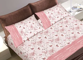 

Full soft flannel sheets design Mazzolin pink Mod C.N.