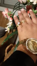 ELSEMODE-anillos de boda de gran circón de acero inoxidable para mujer, sortija de compromiso, joyería, bisutería