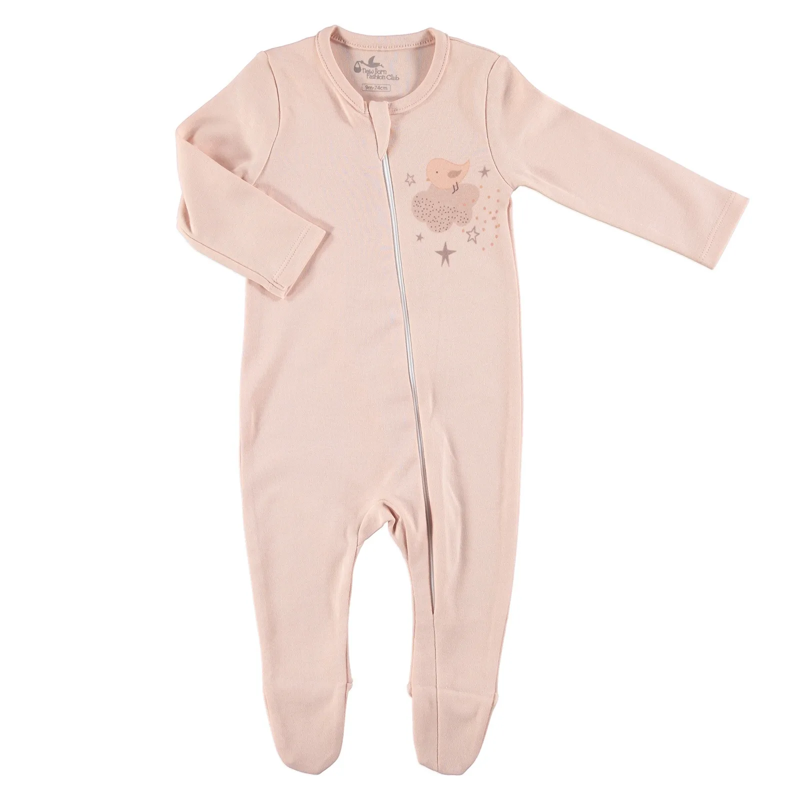

ebebek Newborn Fashion Club Fun Winter Baby Zippered Romper