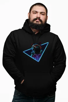 

Angemiel Wear Rocket Raccoon Black Male Hooded Sweatshirt