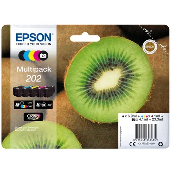 

Epson Kiwi Multipack 5-colors 202 Claria Premium Ink