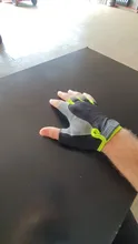 Guantes de ciclismo para deportes al aire libre, protectores de mano en malla, transpirables, accesorios de bicicleta antideslizantes, cubre la mitad de los dedos