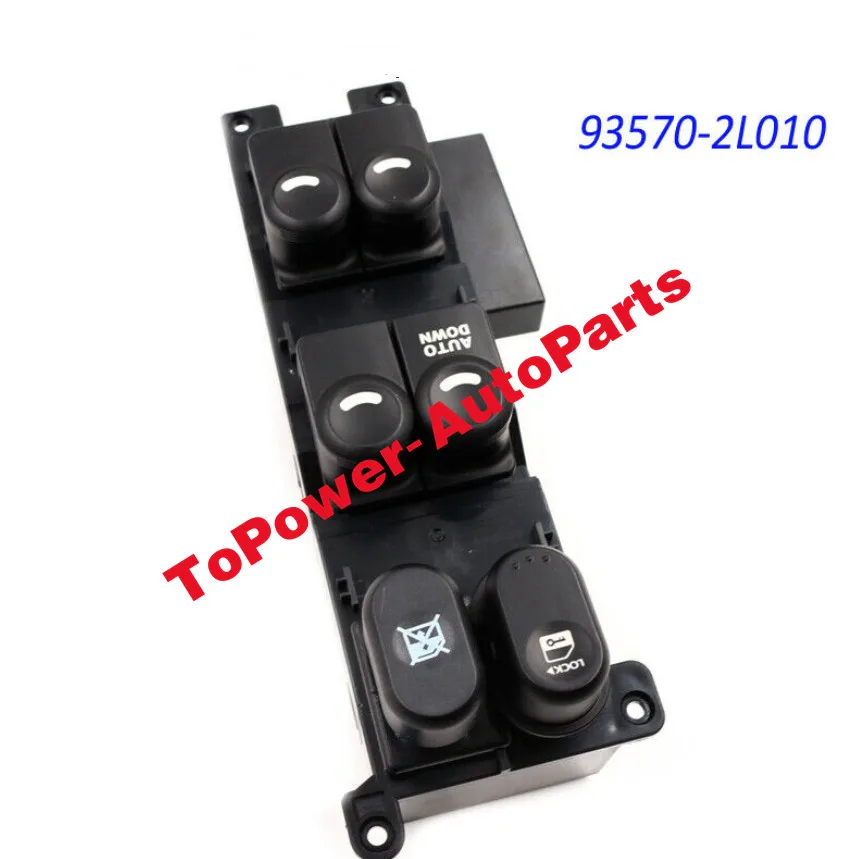 

NEW Car Power Window Lifter Main Control Switch Driver's Side Front Left 93570-2L010 for 2008-2011 Hyundaii i30 i30CW 935702L010