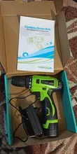 Cordless Drill Power-Tools Electric-Screwdriver Lithium-Battery YIKODA Rechargeable Household