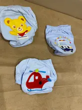Pantalones de entrenamiento para pañales de bebé, pañal reutilizable, ropa interior de aprendizaje de algodón lavable, ropa para niños de 0 a 3 años QD05
