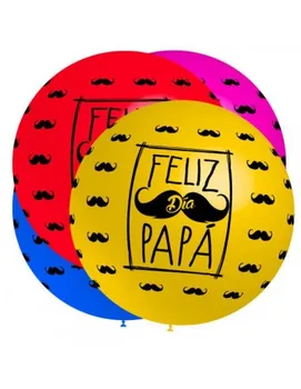

Latex balloon Round 60cm Happy Day Dad