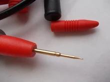 Digital-Multimeter Probe Alligator-Clip Test-Leads Soft-Silicone-Wire Universal 