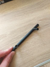 KAK 2 ~ 24 de la puerta de la cocina Bar tira hacia manija perillas del gabinete, 10mm de diámetro de acero inoxidable manija, herrajes para muebles