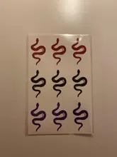 Temporary Tattoos Sticker Angel Flash Word Body-Art Color-Snake Cross Sun-Moon Waterproof