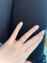 Anillo de boda S925 de tamaño variado para mujer, sortija de eternidad de imitación redonda chapada en CZ, joyería nueva para mujer, Anillos A2436