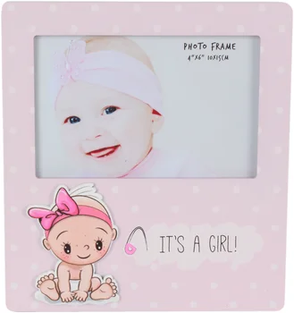 

Portafotos "It's a Girl" Wood Girl-Details and gifts for weddings, christening suits, communions, birthday and holiday.