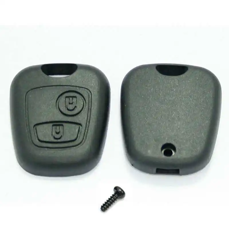Carcasa de Remplazo para Llave Peugeot 307 406 Funda Mando sin Espadín