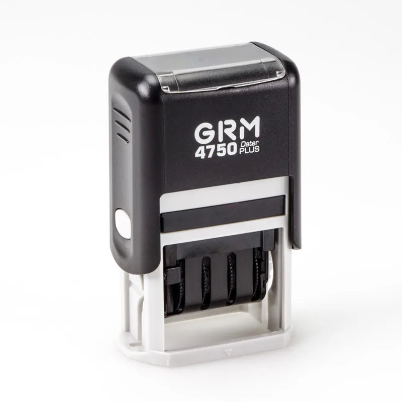 GRM 4750 N Plus. Датер с полем для текста 41x24 мм цифр. | Канцтовары офиса и дома