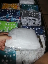 [Simfamily]-Conjunto de pañales para bebé, pañal de tela lavable reutilizable, cubierta ajustable ecológica, 3-15kg