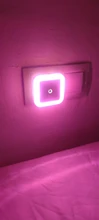 Led-Night-Light Corridor-Lamp Eu-Us-Plug Bedroom Wireless-Sensor Mini for Baby Square