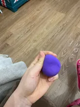 Aplicador de maquillaje negro, esponja supersuave, licuadora de polvo, base suave, contorno, difuminado