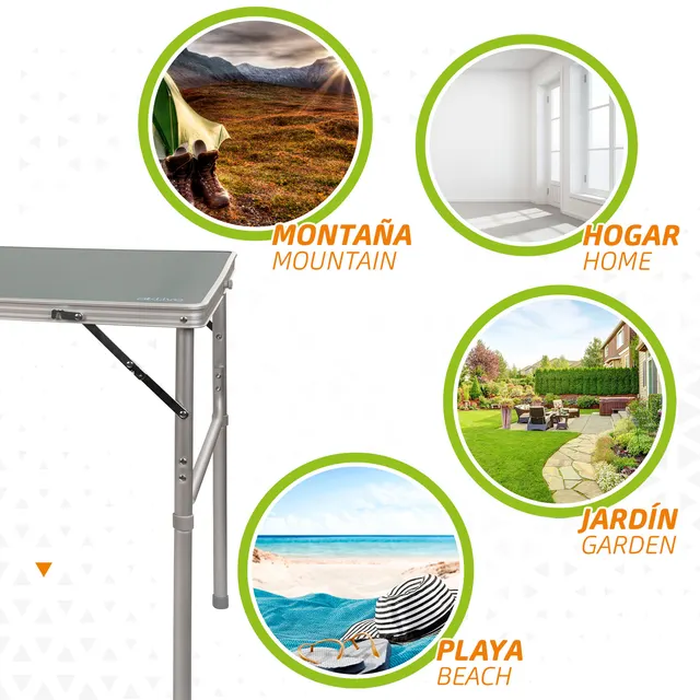 Mesa plegable de camping Aktive, Mesa jardin exterior, Mesa plegable  ultraligera, Mesa plegable camping, Mesa camping, Mesa exterior, Muebles de  camping, Mesa aluminio plegable, Mesa portátil, Mobiliario camping -  AliExpress