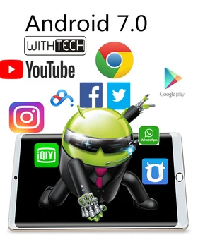 شراءتابلت 10,1 مع تك Pad-3G ، بلورة مزدوجة ، ثماني النواة ، 4 جيجابايت رام 32 أندرويد 7