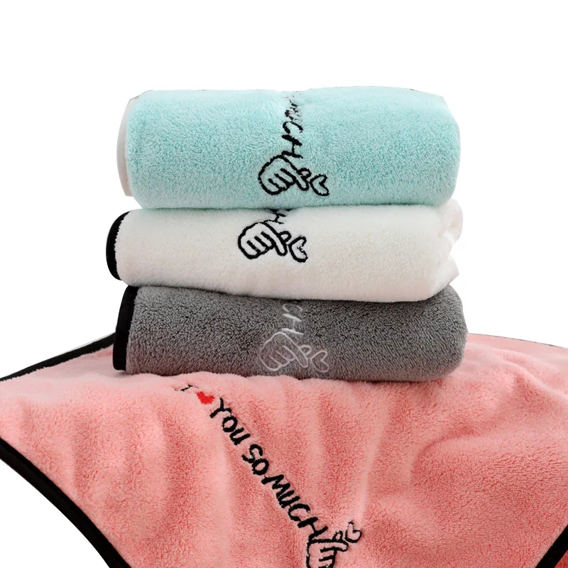 Microfiber Towel Drying Fast With Pattern Hair Body For Girls Large Women's Bathrobe Microfiber Bath Quick Drying Swimming Towel