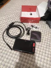 F200 Cámara endoscopio Industrial inspección boroscopio 8MM lente 8 LEDs HD1080P Pantalla de 4,3 pulgadas Monitor de pantalla IP67 impermeable