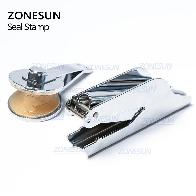  ZONESUN Custom Brass Embossing Stamp Logo Personalized Embossing Seal Stamp For Letter Wedding Enve