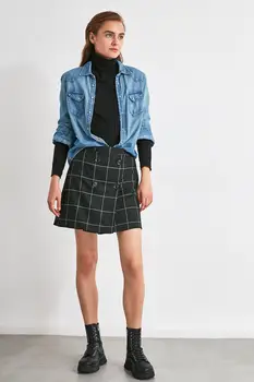 

Trendyol Plaid Skirt TWOAW21ET0443