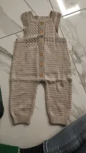 Jumpsuit Girls Overalls Rompers Boys Clothes Newborn Baby Sleeveless Solid Winter Knitting