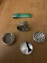 Tobacco Grinder Pipe-Accessories Smoke-Cutter Herbal-Herb Weed Smoking Alloy Spice Gold