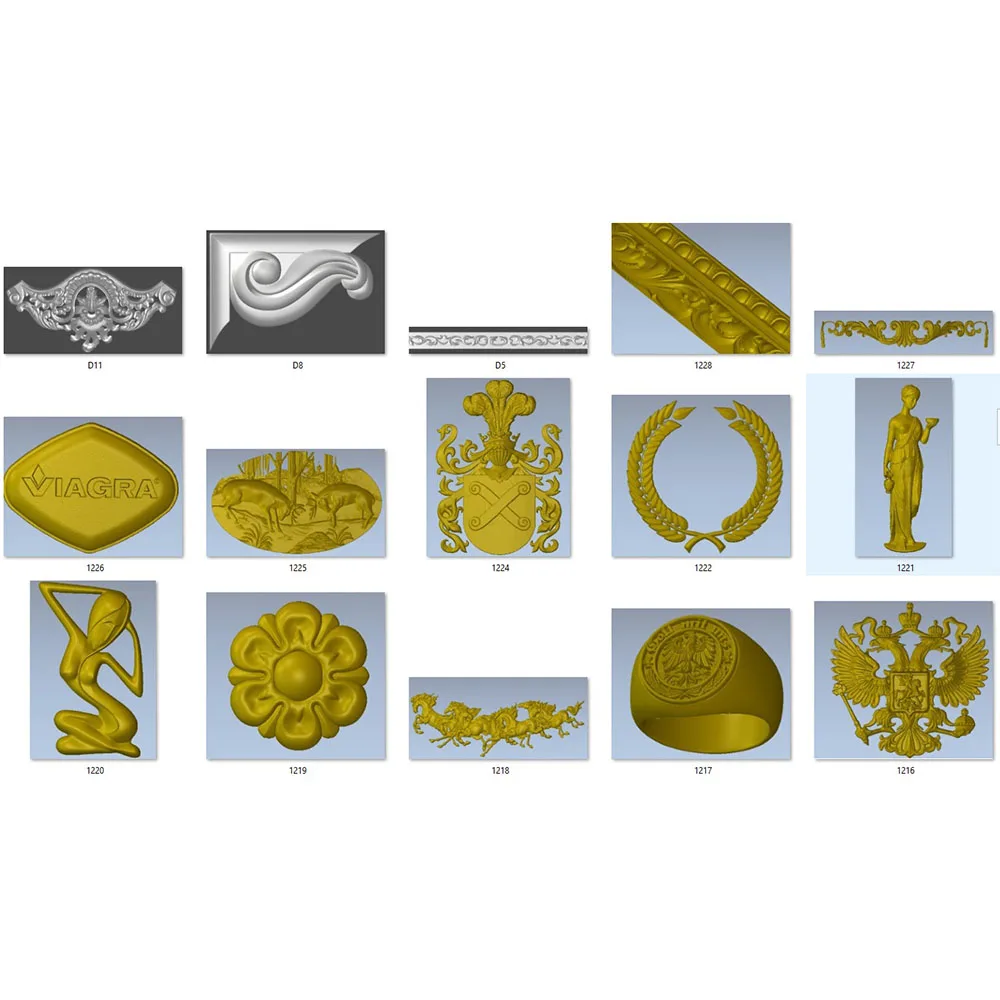 STL файлы 3d файлы для станков с ЧПУ#9