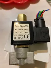 Oil-Acid-Solenoid-Valve Normally Open Stainless-Steel VX2120-08-SS-NO 2-Way AC220V Body