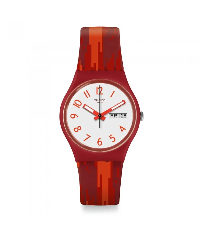 Часы swatch RED FLAME Originals Gent 34 мм I love your folk GR711