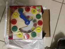 Juguetes de madera, reloj Digital de madera, Montessori, juguetes de aprendizaje temprano para niños