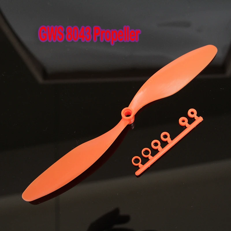 Uxcell 2-Pack RC Airplane Propellers – 8x4.3 Size (203x109mm), Black Plastic, 3mm Shaft Hole - View #7