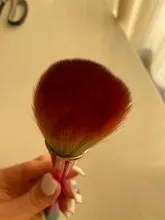 ROHWXY-cepillo para uñas, cepillo para polvo de uñas, esmalte de uñas de Gel UV, nailon, profesional, herramientas de diseño