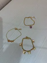 Conjunto de tobilleras de mariposa rosa para mujer, tobillera con letra dorada, cadena de Ángel, pulsera de tobillo para pie, joyería de playa de verano