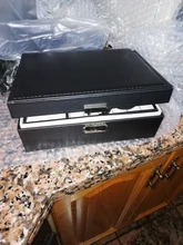 Caja de almacenamiento de joyas de cuero PU, embalaje multifunción portátil de estilo europeo con cajón, regalo de invierno