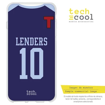 

FunnyTech®Silicone Case for Iphone 7 Plus / 7 Plus l T-shirt Marc Lenders Oliver and Benji